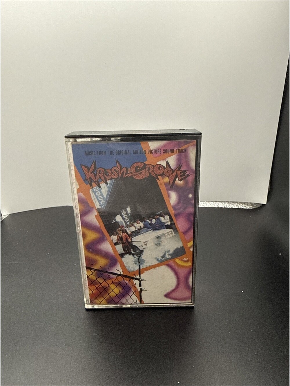KRUSH GROOVE Motion Picture Soundtrack  1985 Cassette Tape Rap Hip-Hop TESTED